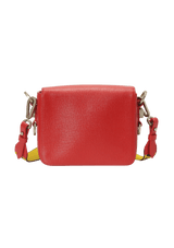 Off white binder clip bag red best sale