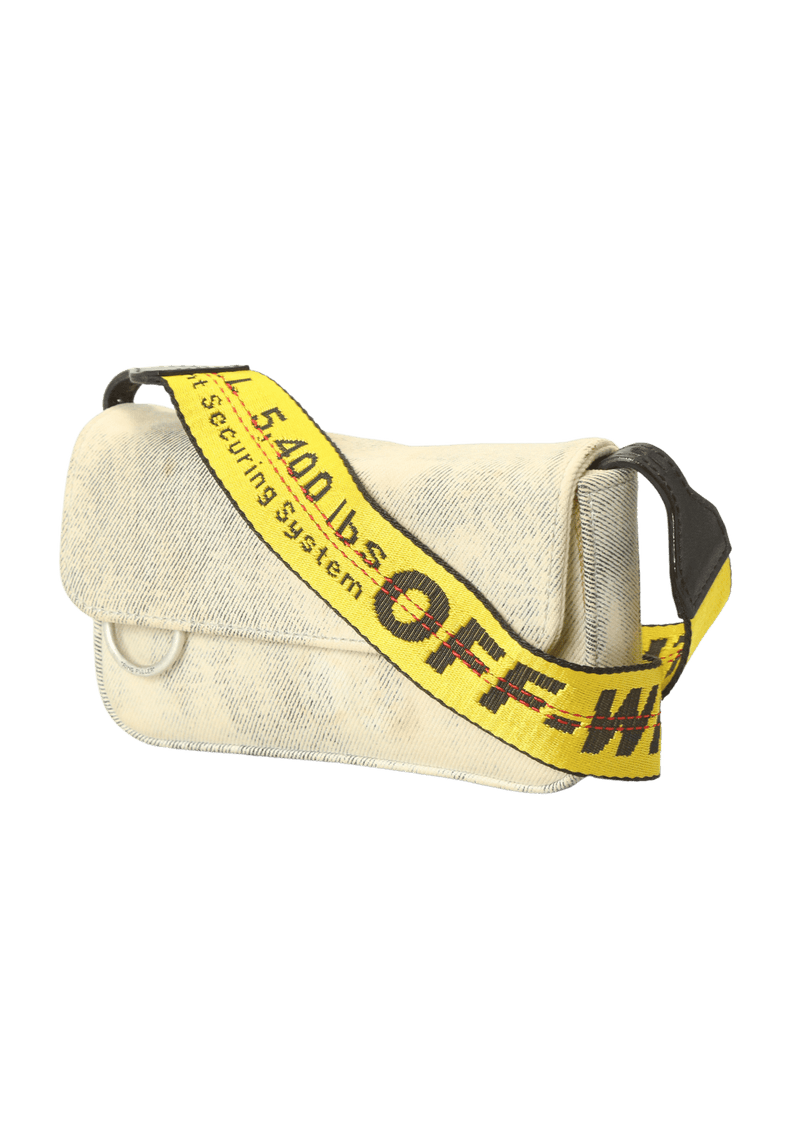 Off white denim crossbody 2025 bag