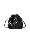 CUT-OUT QUILL BUCKET BAG