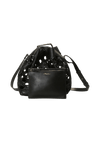 CUT-OUT QUILL BUCKET BAG