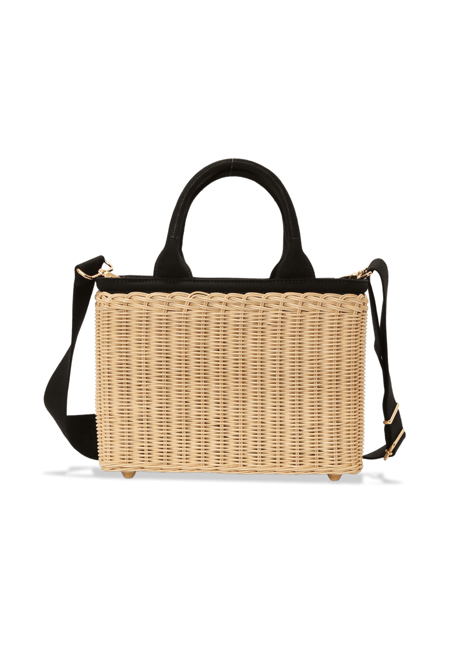 Bolsa Prada Canapa Trimmed Midollino Wicker Bege Original Bolsa Prada Canapa Trimmed Midollino Wicker Bege Original