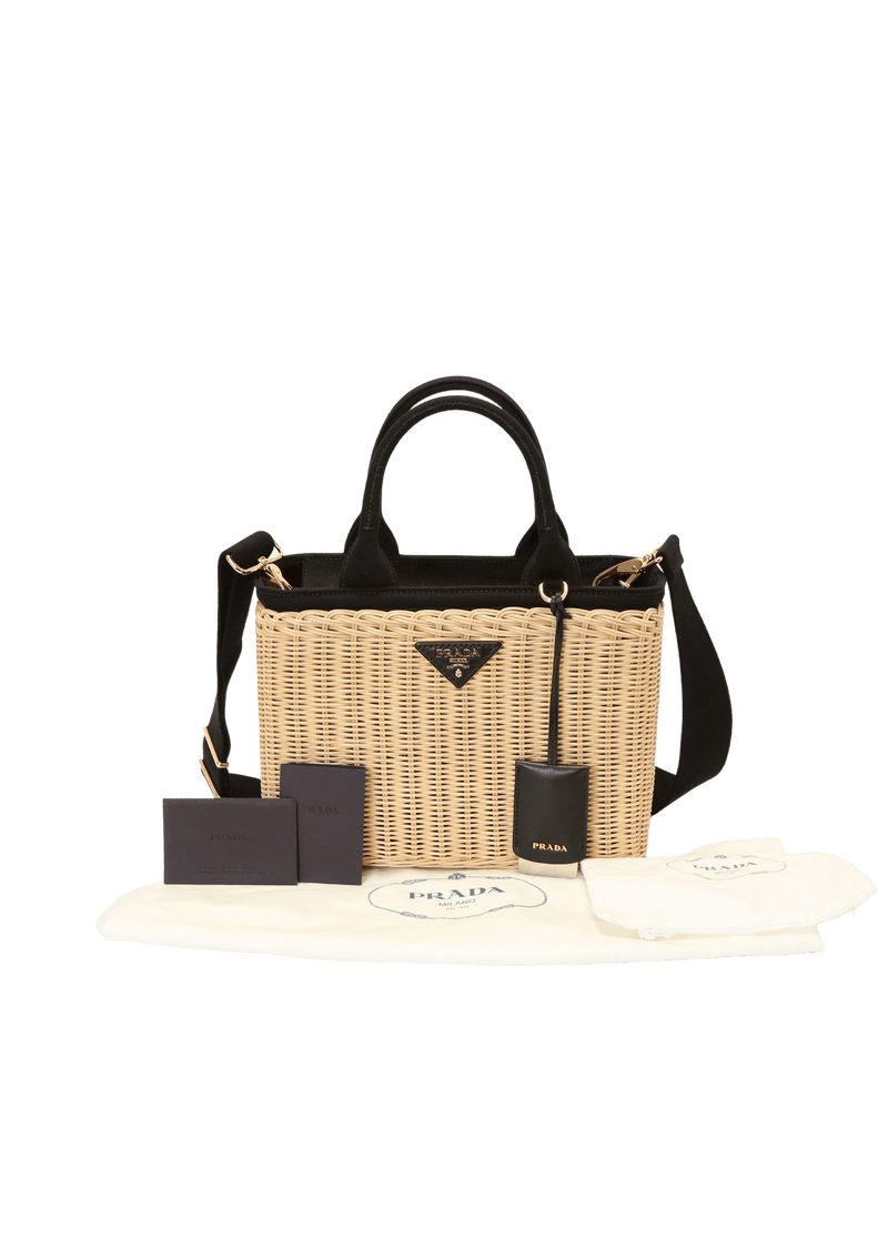 CANAPA TRIMMED MIDOLLINO WICKER