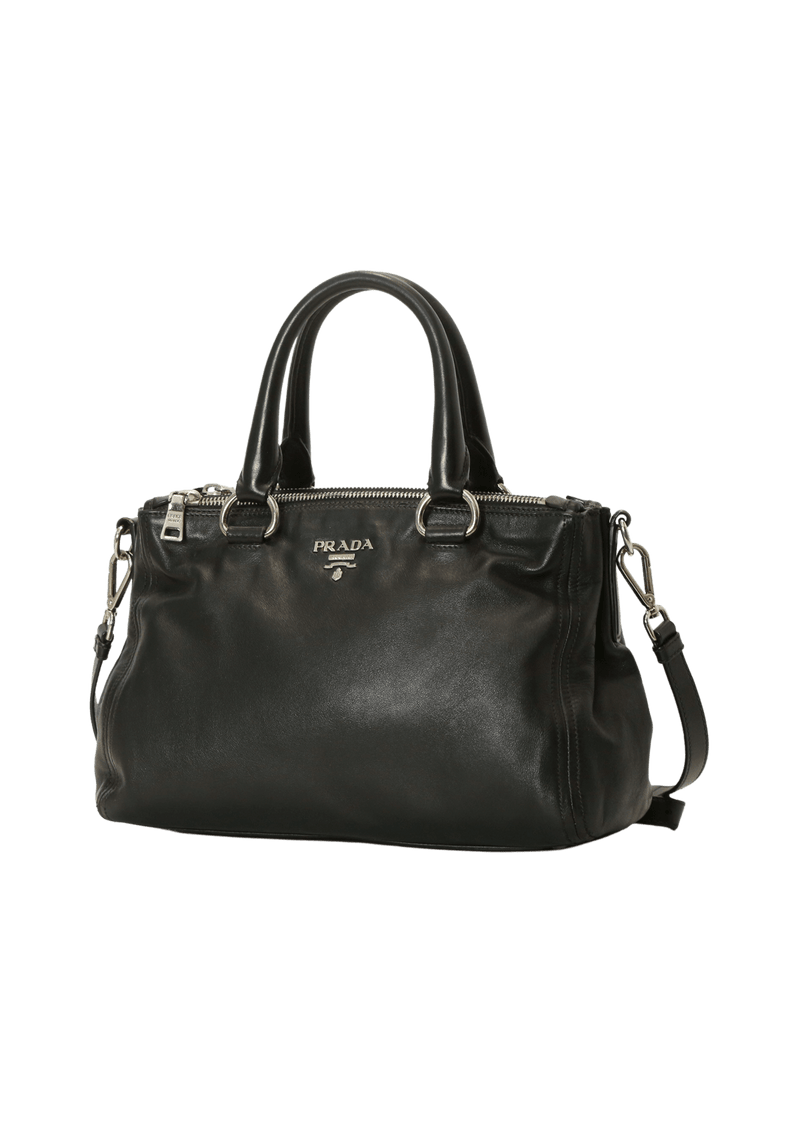 DOUBLE ZIP SOFT CALF BAG