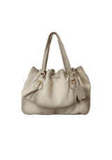 DRAWSTRING SHOPPING TOTE