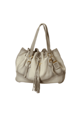 DRAWSTRING SHOPPING TOTE