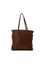 EMBROIDERED LEATHER TOTE
