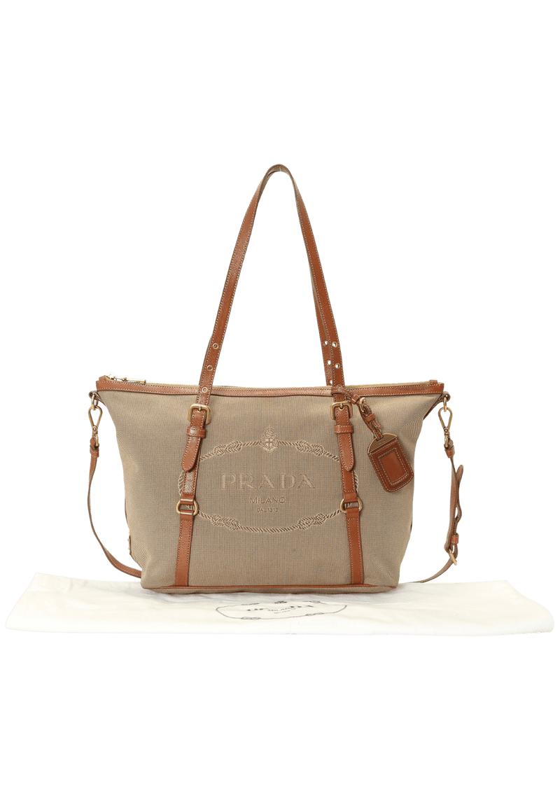 JACQUARD LOGO TOTE BAG