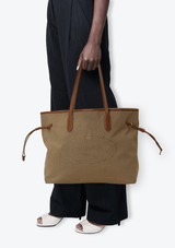 JACQUARD LOGO TOTE