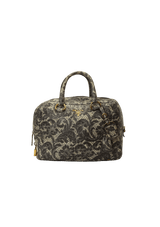LACE PYTHON BOWLER BAG