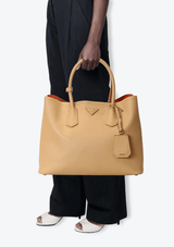 LARGE SAFFIANO CUIR DOUBLE TOTE