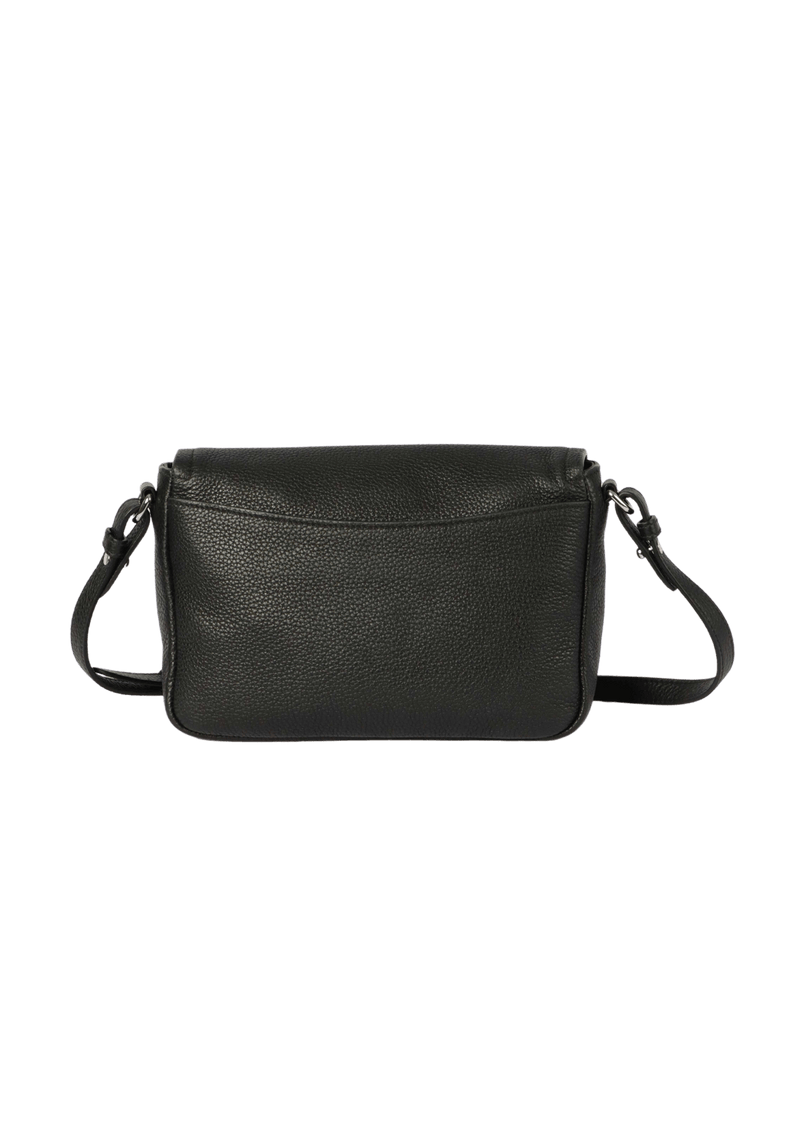 LEATHER FLOU FLAP BAG