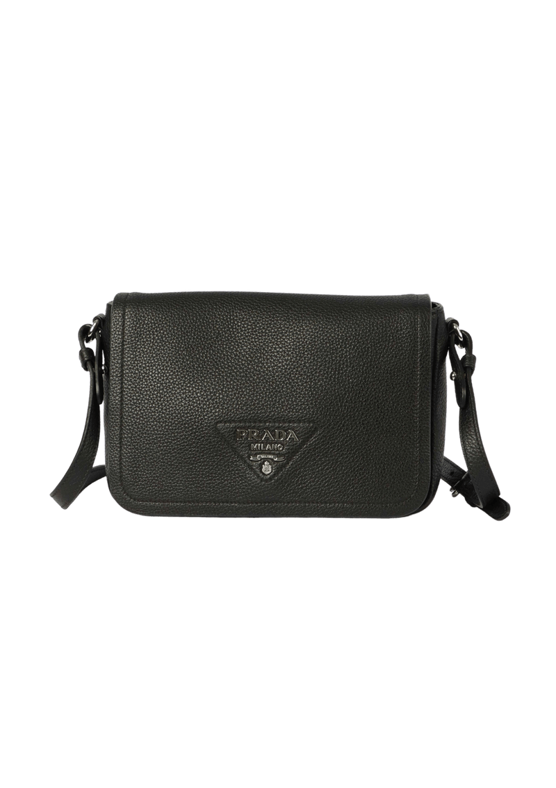 LEATHER FLOU FLAP BAG