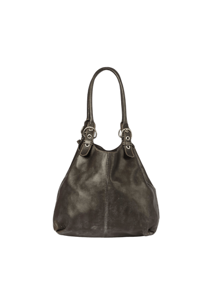 Bolsa Prada Leather Shoulder Bag Marrom Original – Gringa