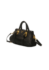 LEATHER TRIMMED BAG