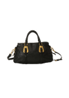 LEATHER TRIMMED BAG