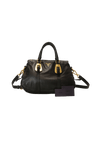 LEATHER TRIMMED BAG