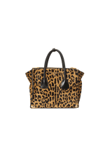 LEOPARD TWIN POCKET TOTE