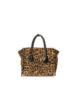 LEOPARD TWIN POCKET TOTE