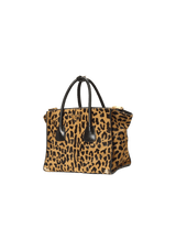 LEOPARD TWIN POCKET TOTE