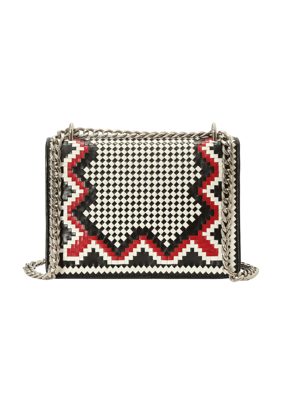 MADRAS WOVEN CHAIN BAG