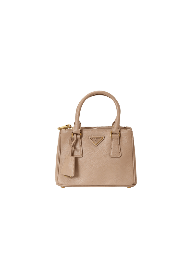 MINI SAFFIANO DOUBLE ZIP