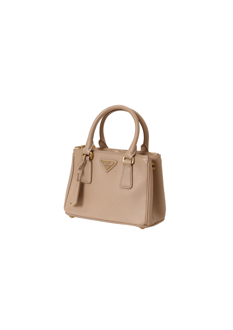 MINI SAFFIANO DOUBLE ZIP