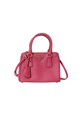 MINI SAFFIANO DOUBLE ZIP GALLERIA