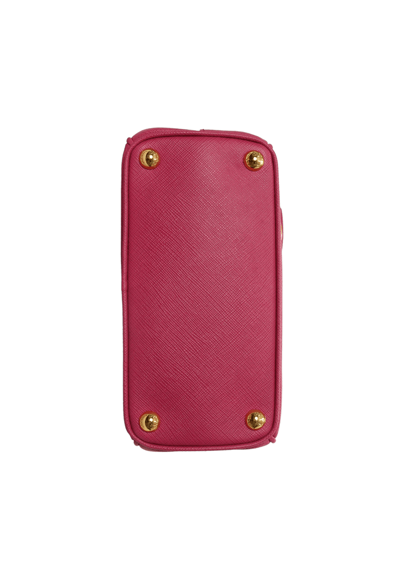 MINI SAFFIANO DOUBLE ZIP GALLERIA