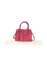 MINI SAFFIANO DOUBLE ZIP GALLERIA