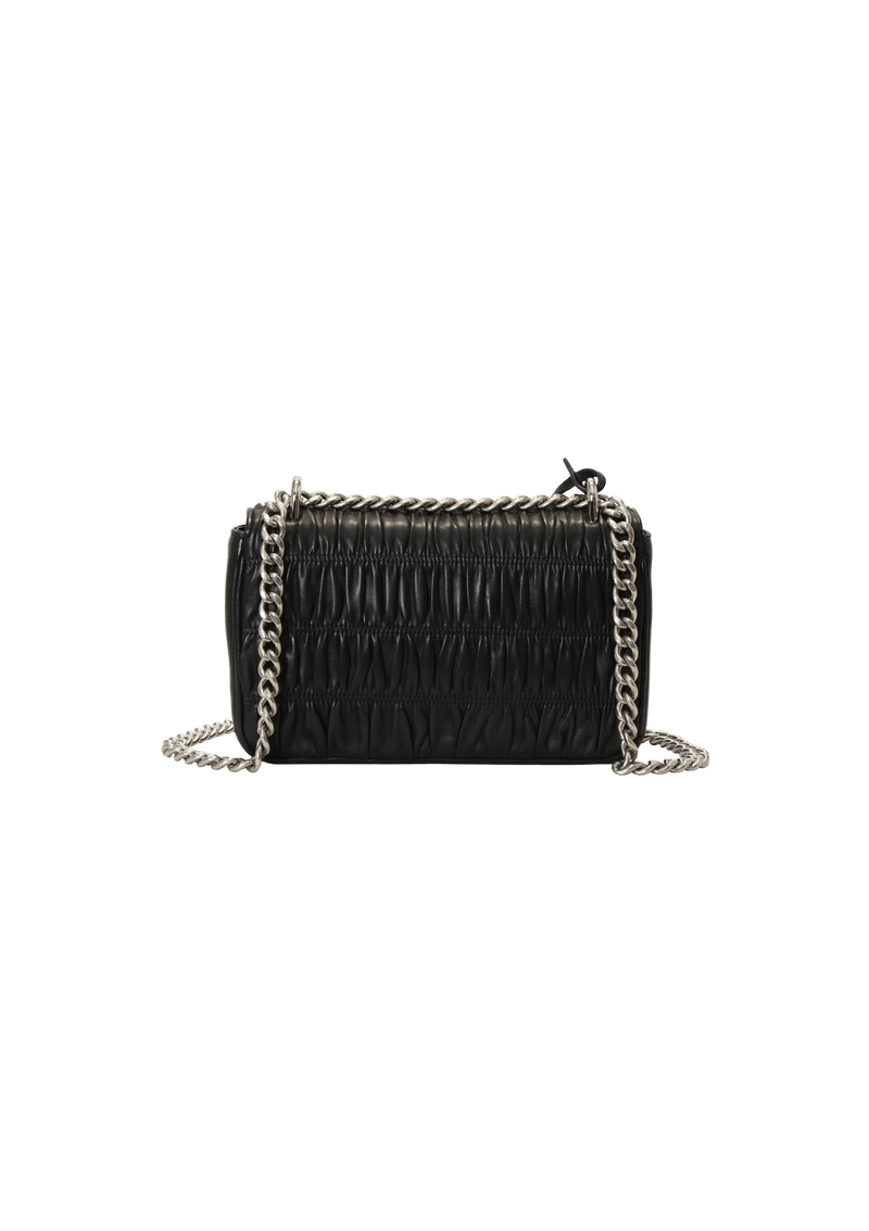 NAPPA GAUFRE FLAP CHAIN BAG