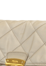 NYLON MATELASSE CROSSBODY