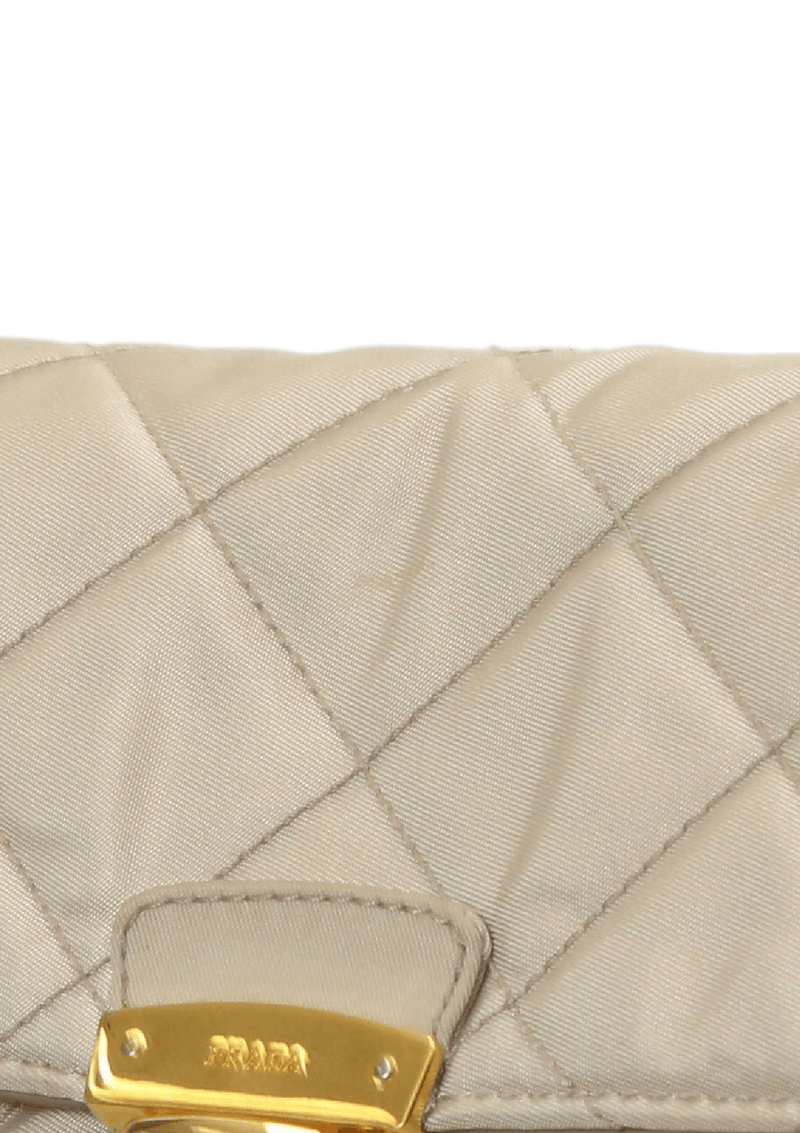 NYLON MATELASSE CROSSBODY