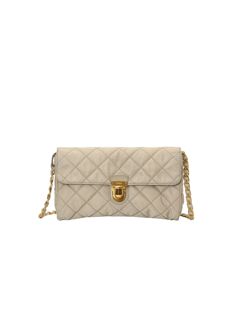 NYLON MATELASSE CROSSBODY