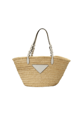PALM WOVEN TOTE BAG