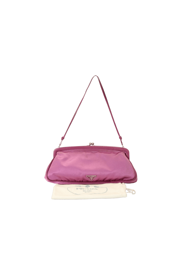 RASO SATIN CLUTCH