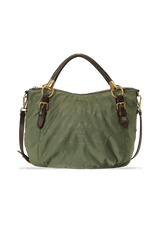 ROVERE NYLON JACQUARD LOGO BAG