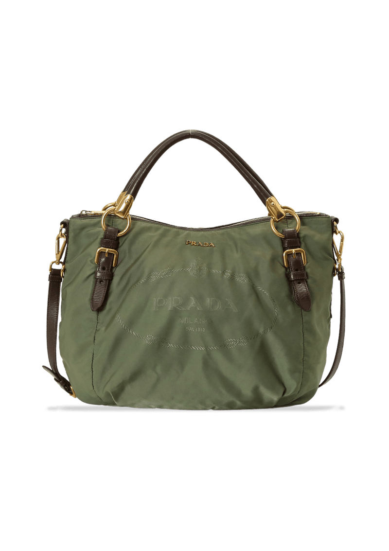 ROVERE NYLON JACQUARD LOGO BAG