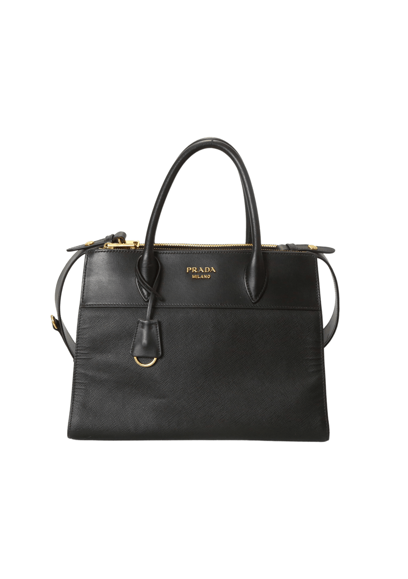 SAFFIANO AND CITY CALF PARADIGME BAG