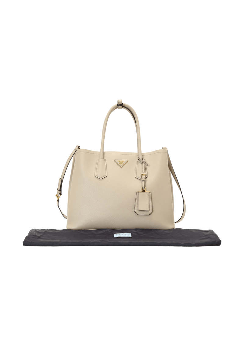 SAFFIANO CUIR DOUBLE TOTE