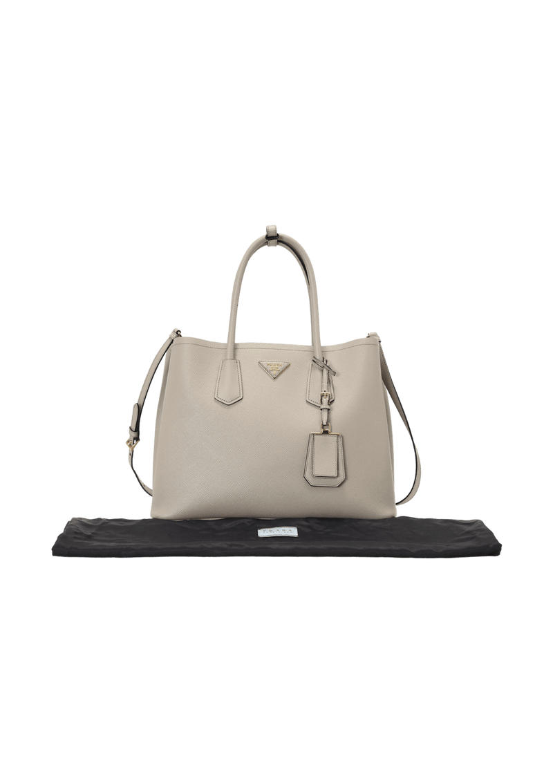 SAFFIANO CUIR DOUBLE TOTE