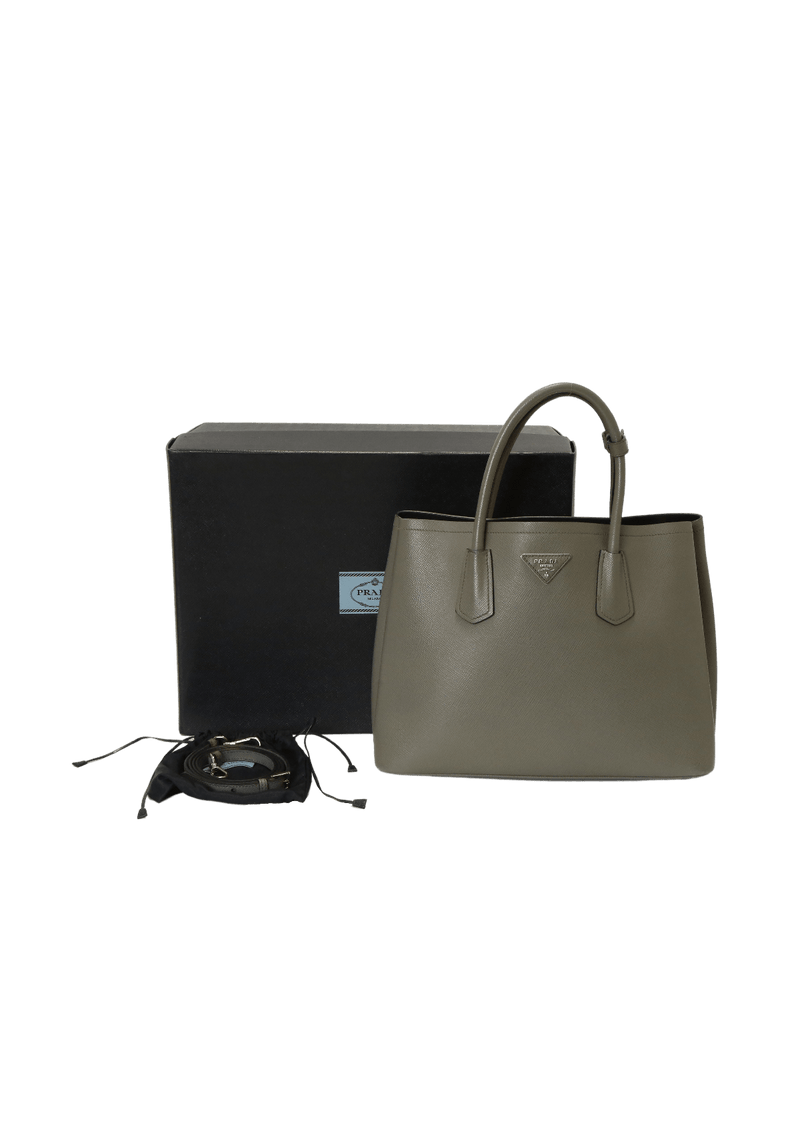 SAFFIANO CUIR DOUBLE TOTE