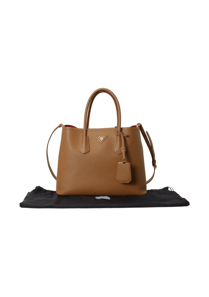 SAFFIANO CUIR DOUBLE TOTE