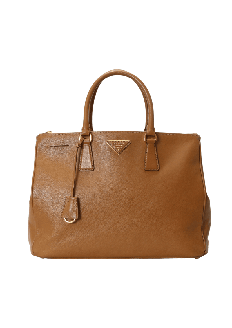 SAFFIANO DOUBLE ZIP GALLERIA