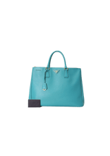 SAFFIANO LUX DOUBLE ZIP GALLERIA