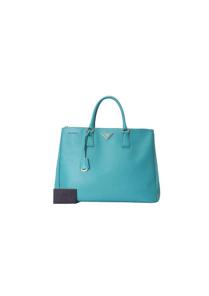 SAFFIANO LUX DOUBLE ZIP GALLERIA