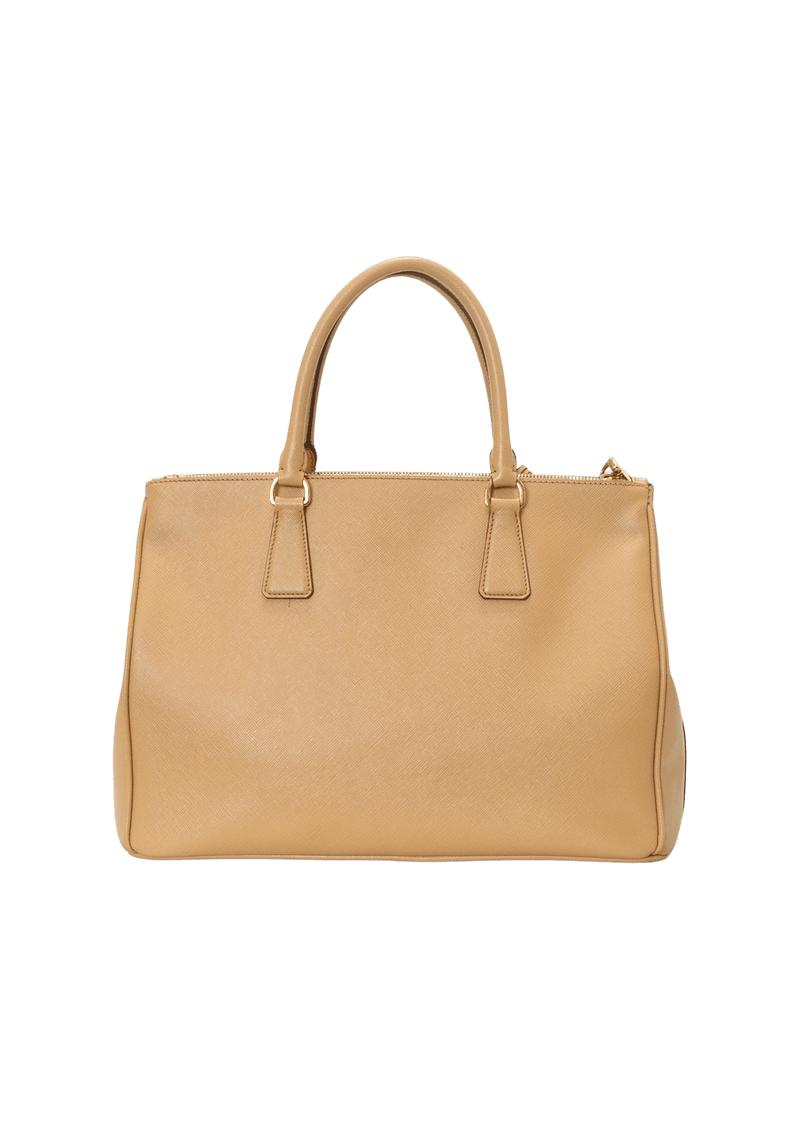 SAFFIANO LUX DOUBLE ZIP GALLERIA