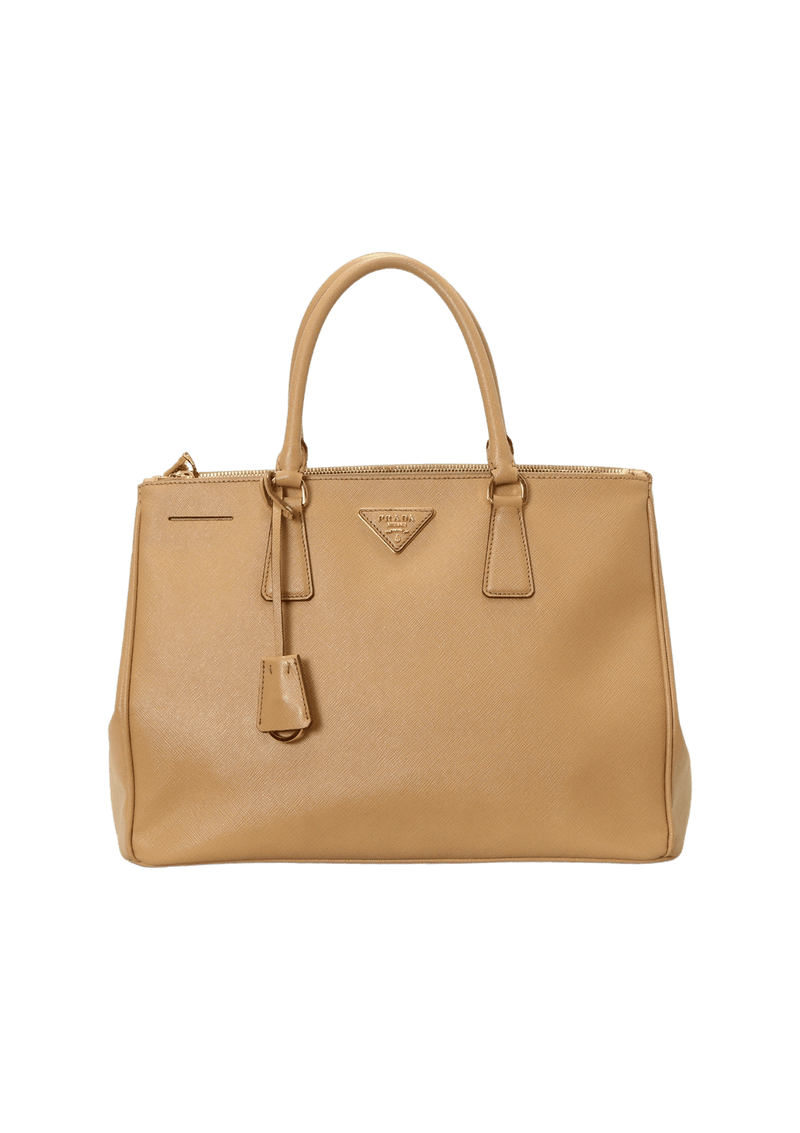 SAFFIANO LUX DOUBLE ZIP GALLERIA