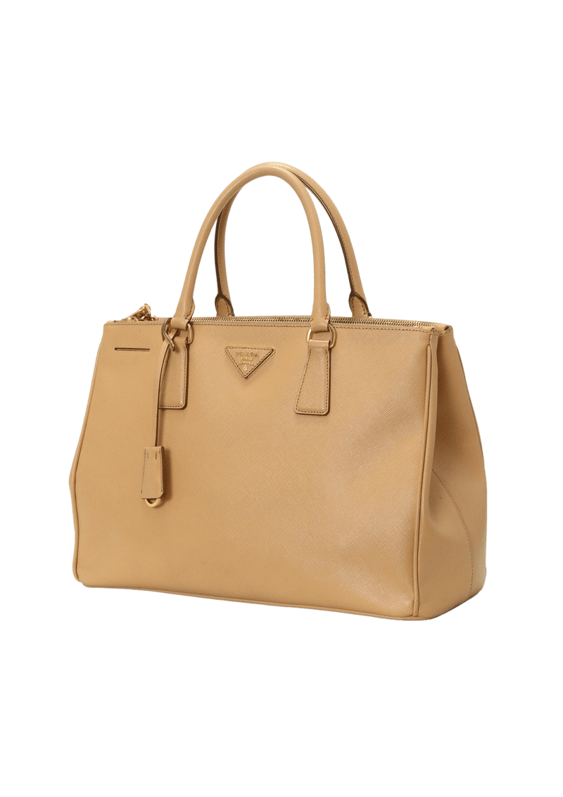 SAFFIANO LUX DOUBLE ZIP GALLERIA