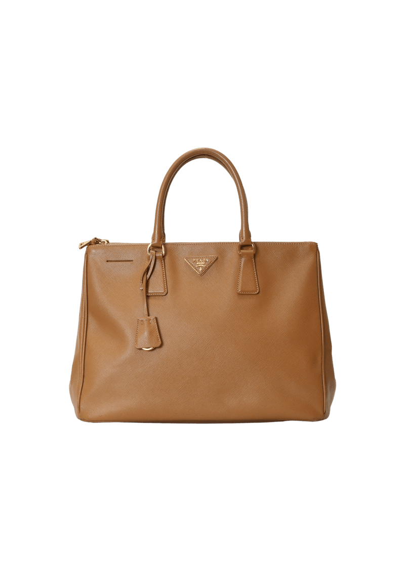 SAFFIANO LUX DOUBLE ZIP GALLERIA