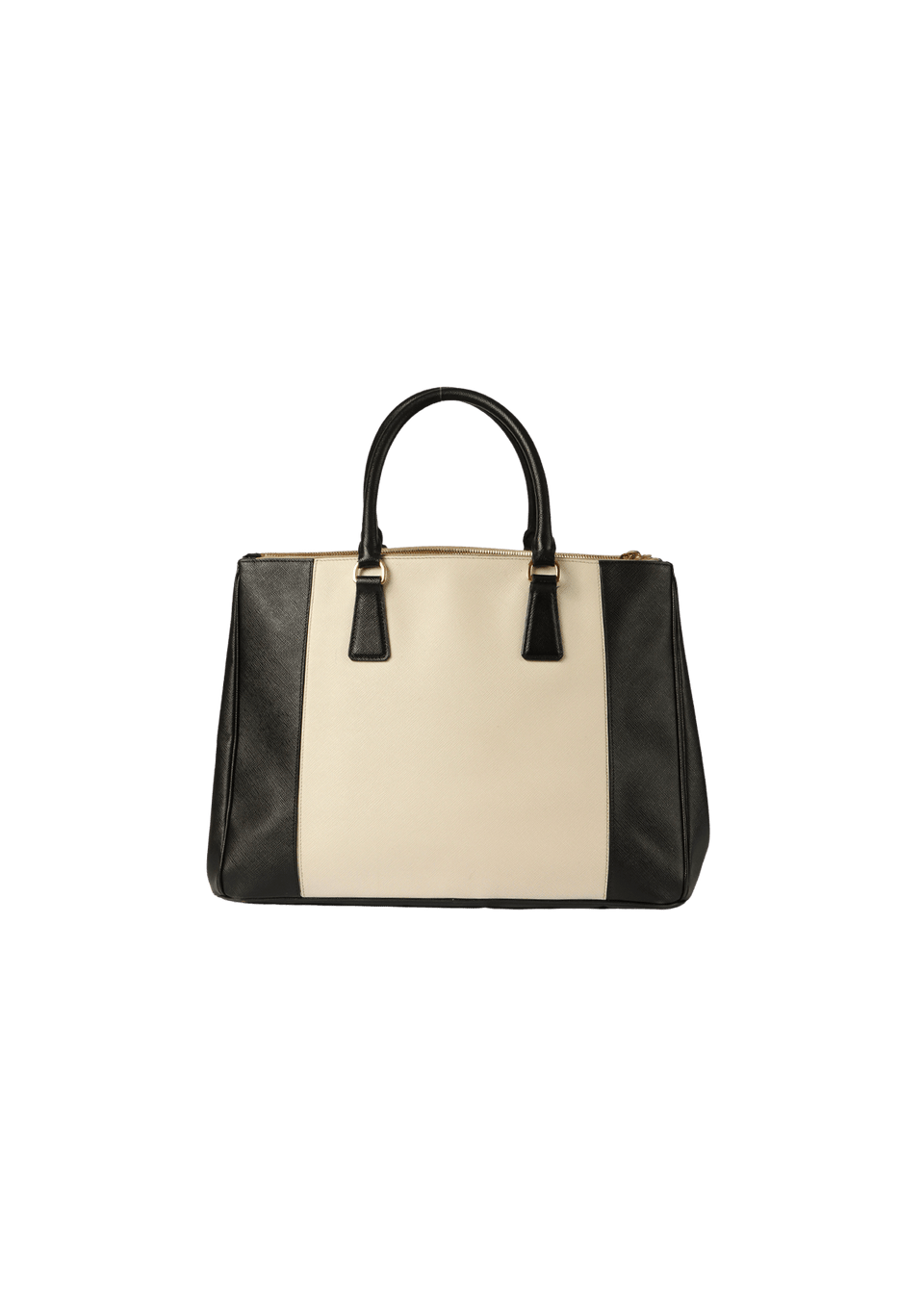 SAFFIANO LUX DOUBLE ZIP GALLERIA BICOLOR